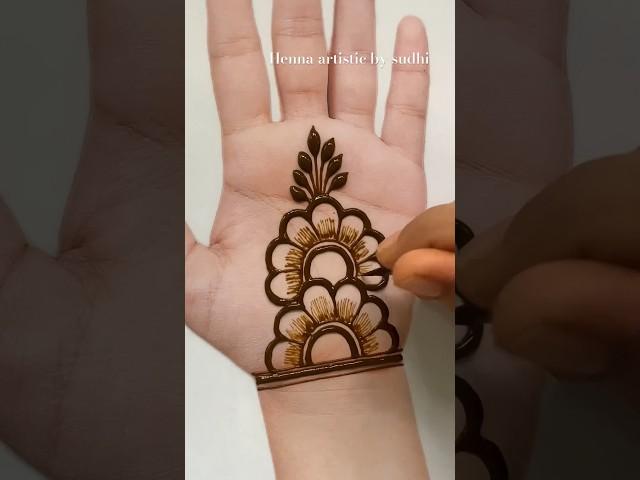 Eid special Simple mehndi design for hand-Easy mehndi design #shorts #mehndi