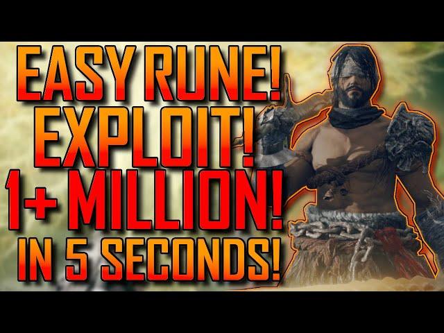 Elden Ring | 1+ MILLION Runes in 5 SECONDS!! | Easy Rune Exploit! | EARLY GAME! | Quick Level Up!