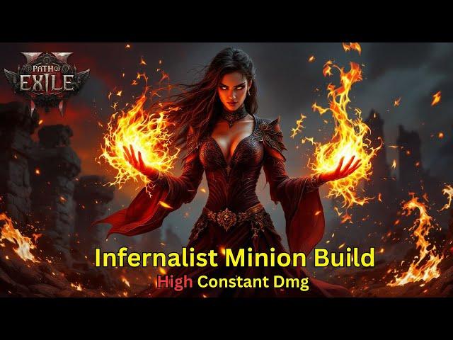 Path of Exile 2: Starter Build Infernalist Minion Build! 10 Ex Invest Tier 13-15 Endgame!