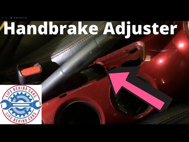 Nissan Juke Handbrake Parking Brake Cable Adjuster Location