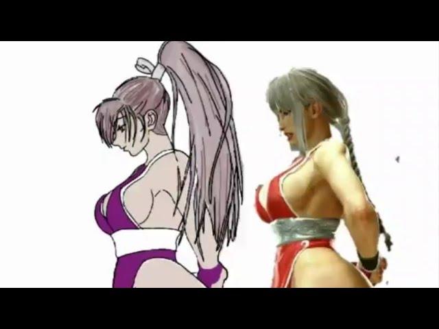 mai shiranui chan desenho Squarekill