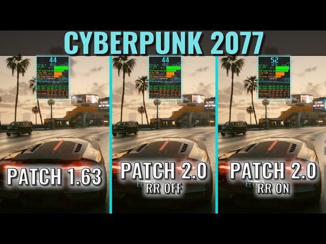 Cyberpunk 2077 - Patch 2.0 - RTX 3070 - Ryzen 5 3600 - 1440p - Ray Reconstruction On vs Off