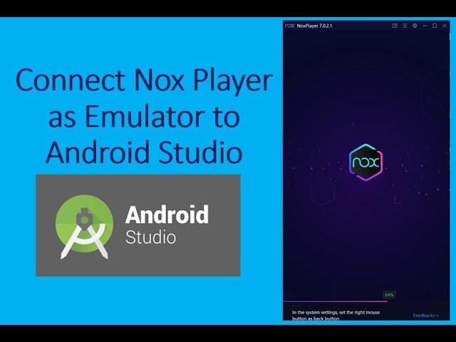 How to connect Android Studio to Nox Player and be your Emulator? #android #emulator #noxplayer