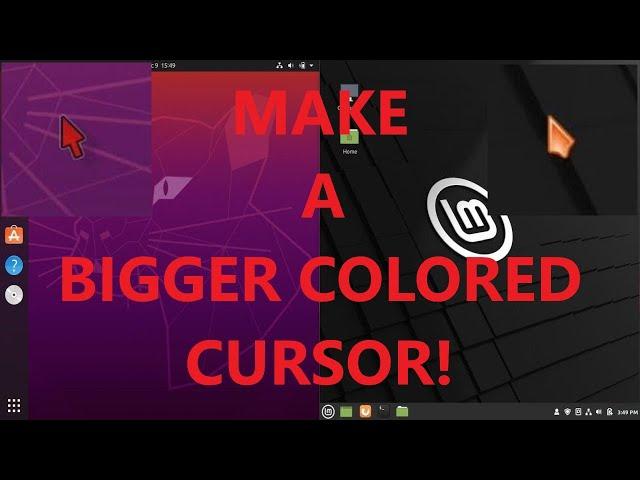 Make The Cursor Stand Out For Tutorial Videos In Ubuntu and Linux Mint Distros