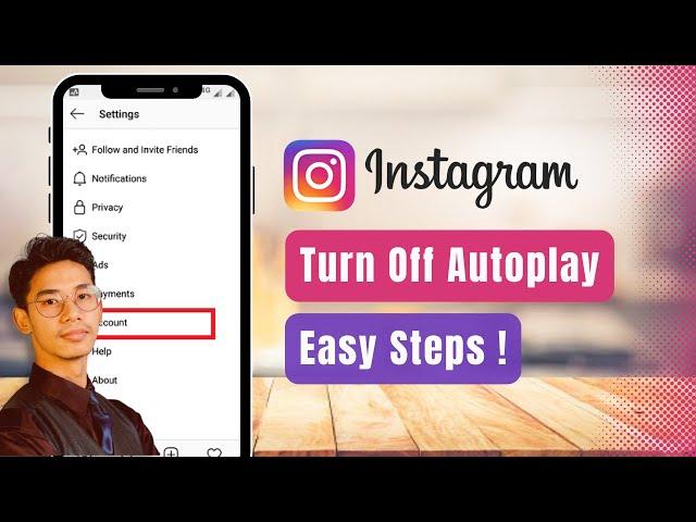 Instagram Autoplay Video Off !