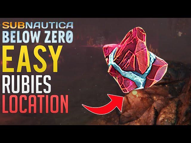 Easy RUBIES Location | Subnautica Below Zero guide