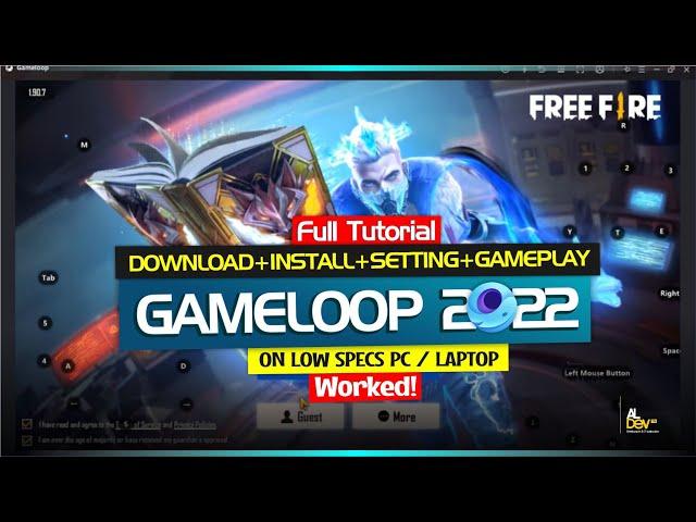 Cara Install GameLoop Terbaru di PC/Laptop Low End -  Emulator Android No Banned & Worked !