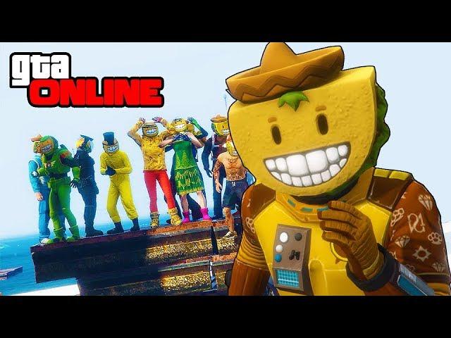 TACO SQUAD?!?! FLASH MOB ANTICS! || GTA 5 Online || PC (Funny Moments)