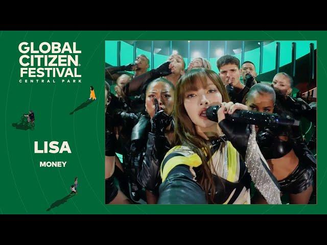 LISA blazes through Money at Central Park | Global Citizen Festival NYC 2024