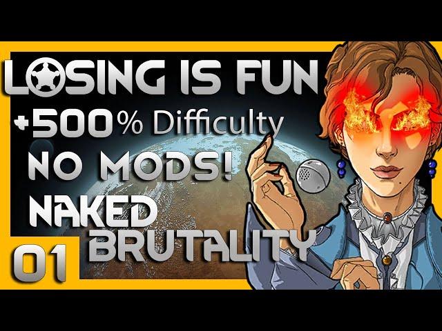 RimWorld - No Mods, No Pause, +500% Losing is Fun, Naked Brutality | 01