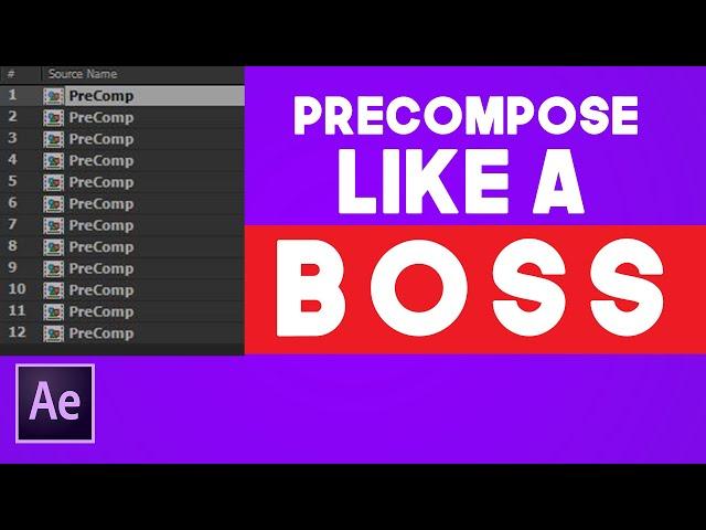 How to Precompose using True comp Duplicator in after effects | Download link in the description