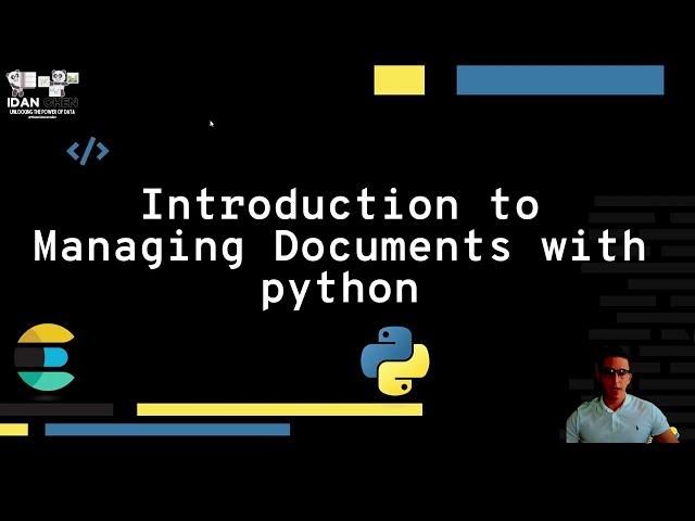 Indexing and Managing Documents In Elasticsearch 8 Using python