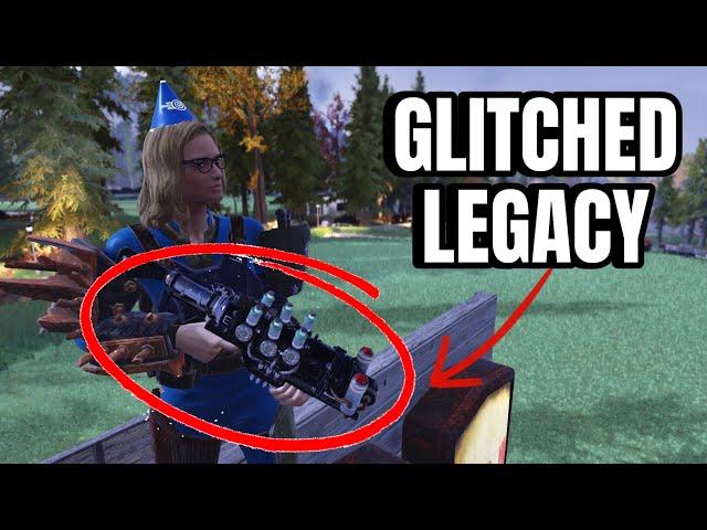 Trolling with the GLITCHED legacy enclave flamer (fallout 76 pvp)