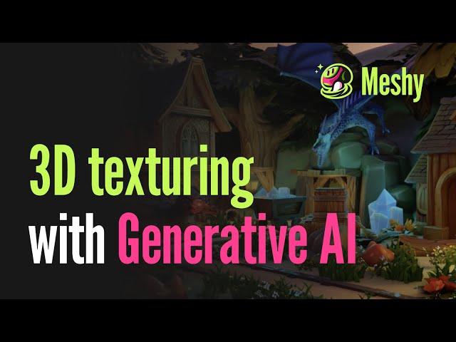 Meshy Texturer: Empowering Artists with AI-Driven 3D Texturing