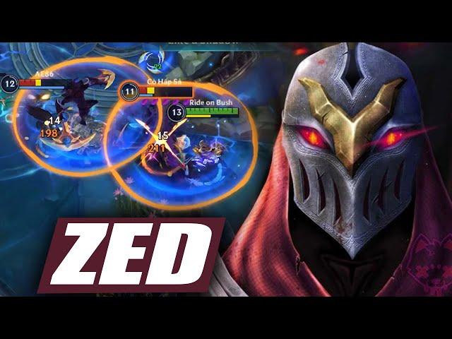 Wild Rift ZED Hard Carry Gameplay in Season 14