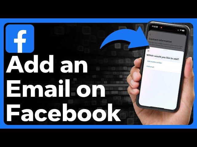 How To Add Email Address On Facebook