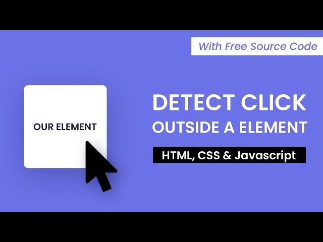 Detect Click Outside/Inside An Element With Javascript