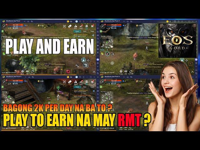 NEW FREE TO PLAY AND EARN WITH RMT GAME EOS GOLD | MULTI IS ALLOWED