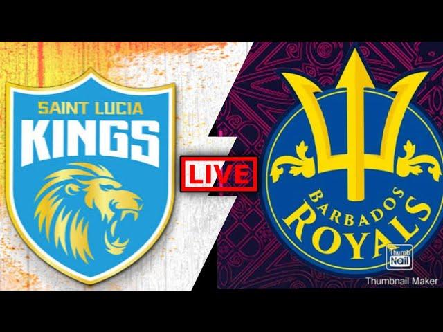 CPL 2022 | Barbados Royals vs St Lucia Kings Live | BR vs SLK live