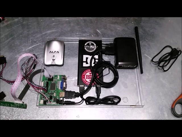 Portable Kali Hacking Station Detailed Raspberry pi