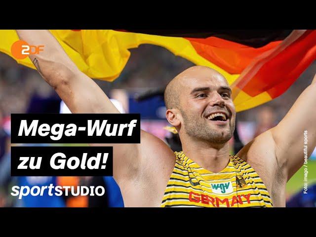 Speerwerfer Julian Weber gewinnt EM-Titel | European Championships München | sportstudio