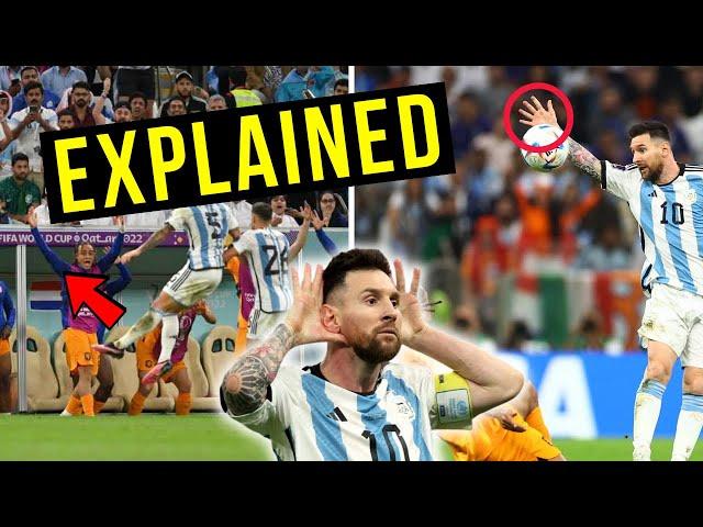 Netherlands vs Argentina Ref & VAR Decisions | Explained