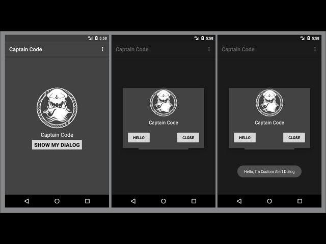 Create Popup Custom Dialog With Image and Button Android Tutorials