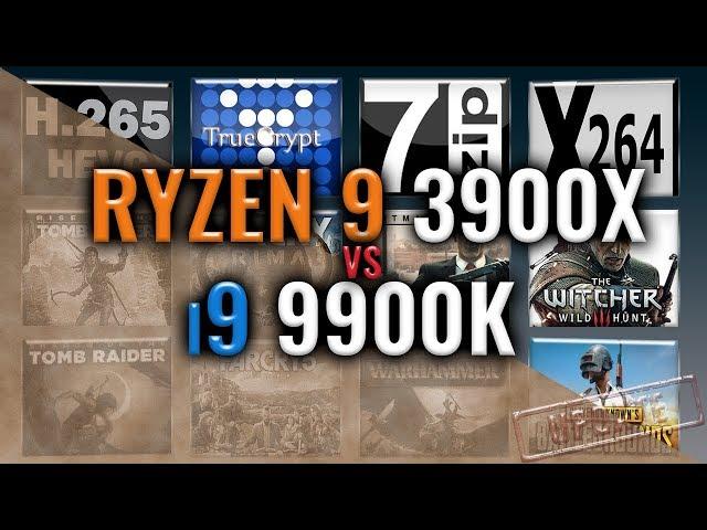 Ryzen 9 3900X vs i9 9900K - 15 Tests  – Which is better?