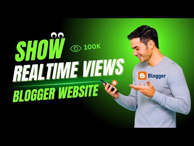 How to Show Blogger Realtime post views counter in Plus UI latest Update