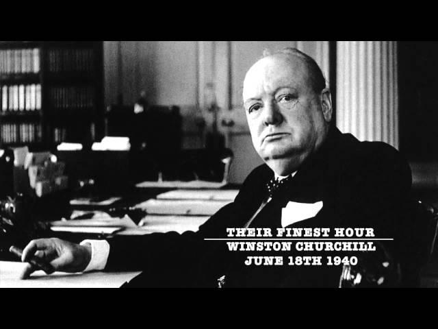 Winston Churchill - Their Finest Hour Speech - Complete