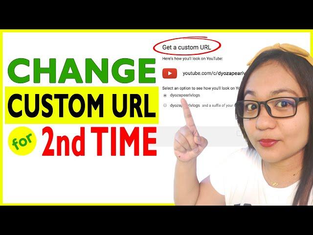 How to Change Youtube URL for Second Time