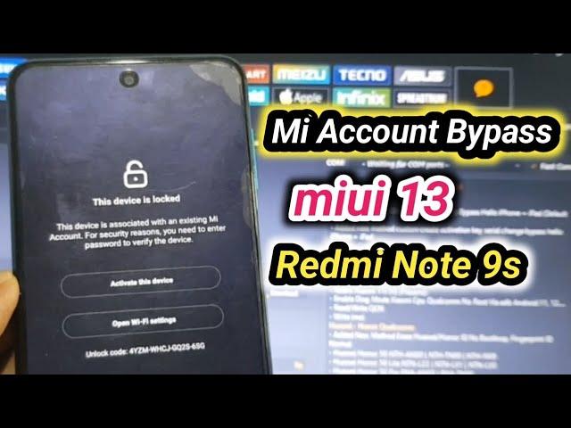 Sideload Mi Cloud Disable Miui 13 Android 12 Redmi Note 9s New Security By Unlocktool