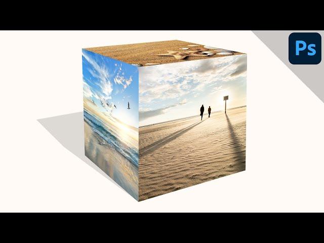 Create a 3D photo cube | Cube with photos | PHOTOSHOP TUTORIAL