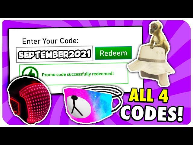 ALL WORKING *SEPTEMBER* ROBLOX PROMO CODES! 2021