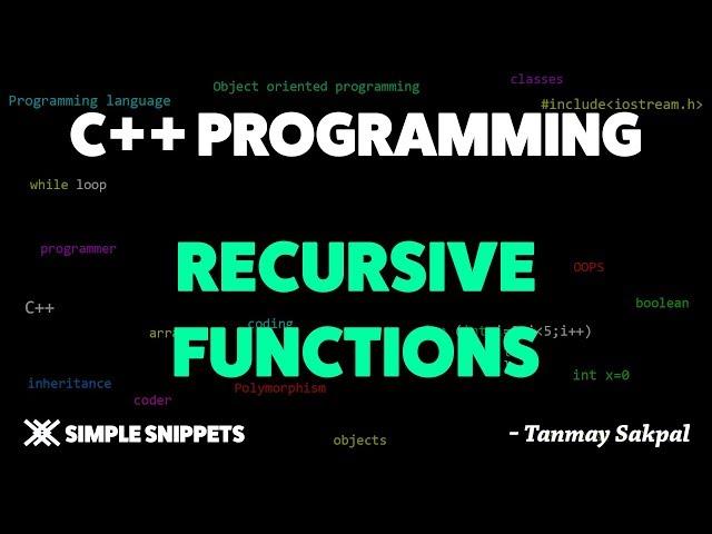 Recursive Functions in C++ with Example Program & Explanation