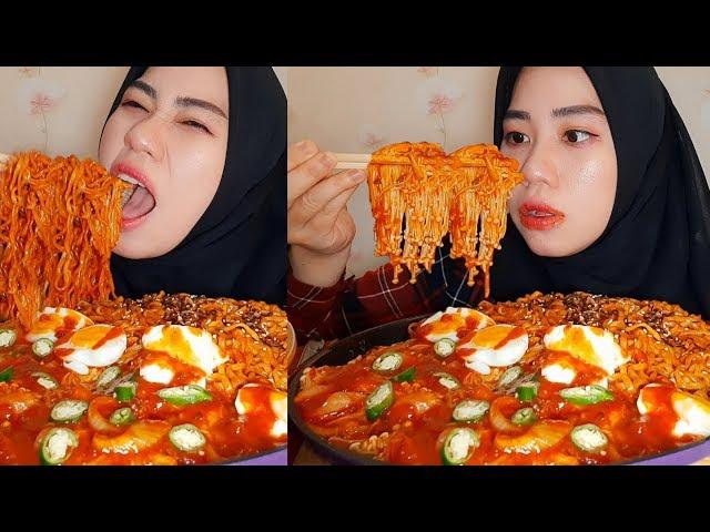 MUKBANG SAMYANG JAMUR ENOKI PEDAS