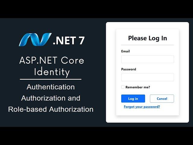 ASP.NET Core Web App - Authentication and Authorization using Identity - Razor Pages and SQL Server