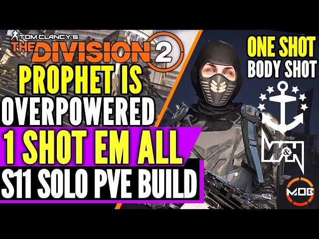 The Division 2 | BEST SOLO PVE BUILD | GOD MODE, PROPHET 1 SHOT | HIGH DMG, LEGENDARY DPS TANK BUILD