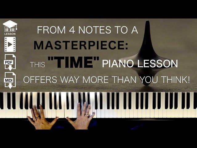 How to play Time from INCEPTION by Hans Zimmer: Complete step by step lesson with exercices