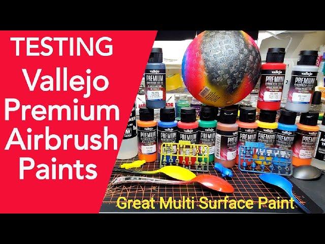 Testing Vallejo Premium Airbrush Paints - Great Multi Surface Paint For Resin - Lexan - Gundam