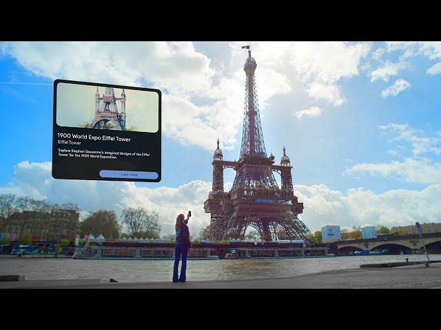 Explore historical landmarks in Paris with augmented reality in Google Maps | Google Arts & Culture