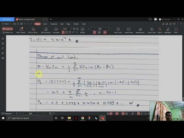 Circuit Analysis using Fourier Series, Transform Circuit Assignment, Group 8 Section 3