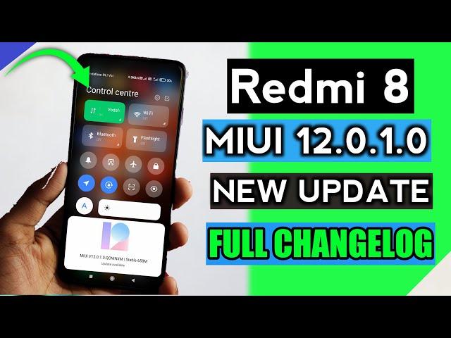 Redmi 8 MIUI 12.0.1.0 New Update Full Changelog(New Feature) | Redmi 8 MIUI 12 Update