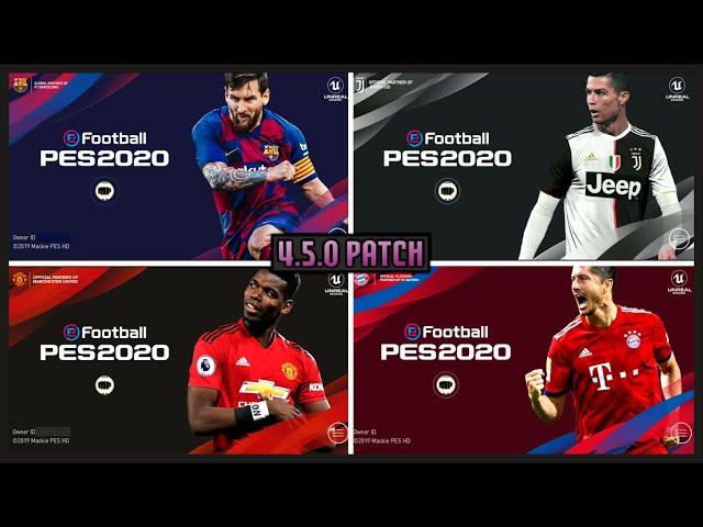 PES 2020 GRAPHIC OBB PATCH •NEW STARTSCREEN, KITS, REAL TEAMS