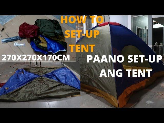 STEP BY STEP SET UP TENT 10 MAN TENT