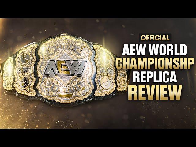 Official AEW World Heavyweight Title Replica Belt Review!