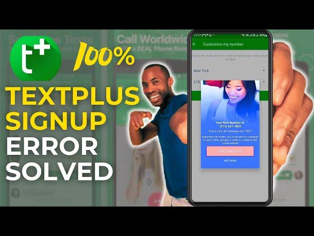 TextPlus Sign Up Problem Fix (Working Trick) | TextPlus All Problem Solution