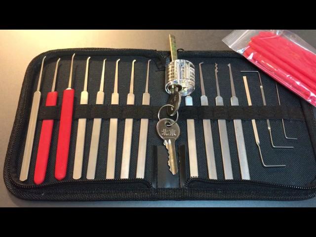 [347] Banggood 12-Piece High Quality Lock Pick Set Review