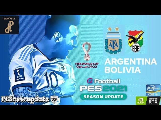 Pes 2021 // Argentina Vs Bolivia // Eliminatorias Sudamericanas Qatar 2022