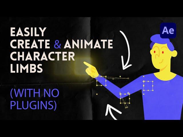 Animate Characters EASILY (No Plugins) | After Effects Tutorial